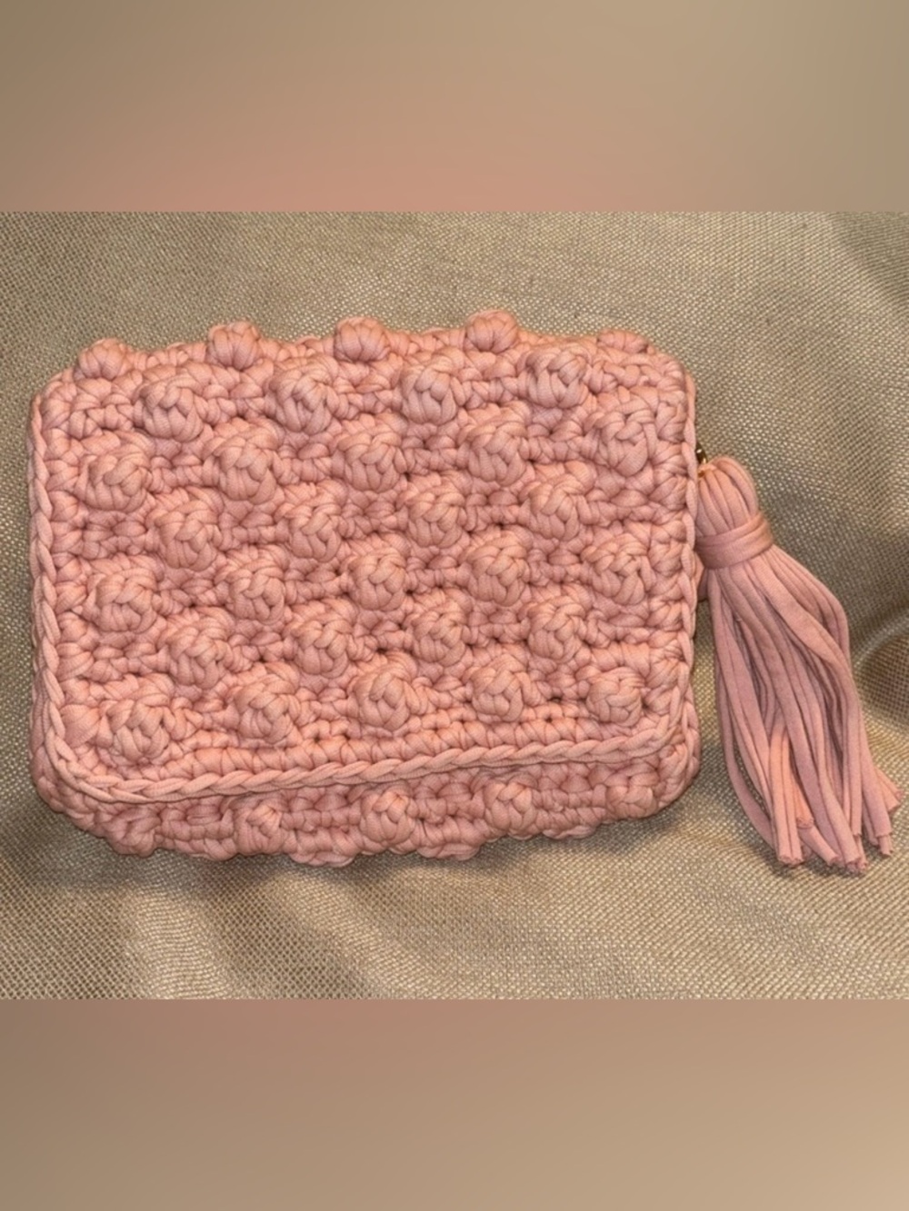 Unbranded Crochet Popcorn Clutch